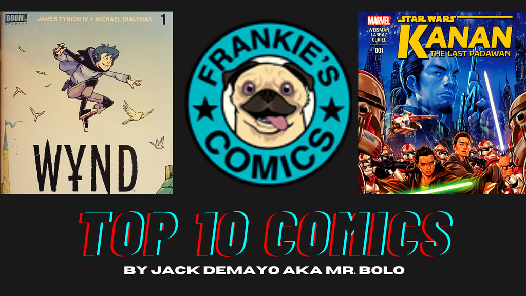 Frankie's Comics Top 10 Trending Comic Books