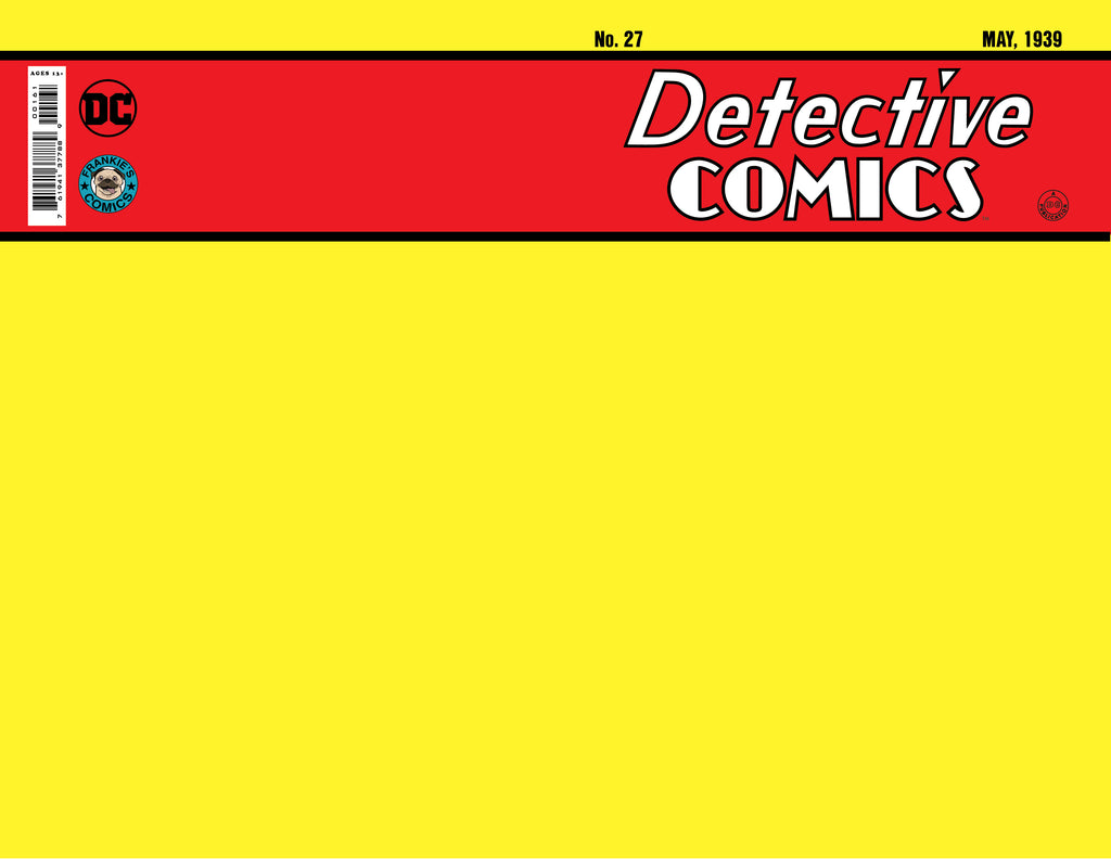 Detective Comics #27 Blank Facsimile